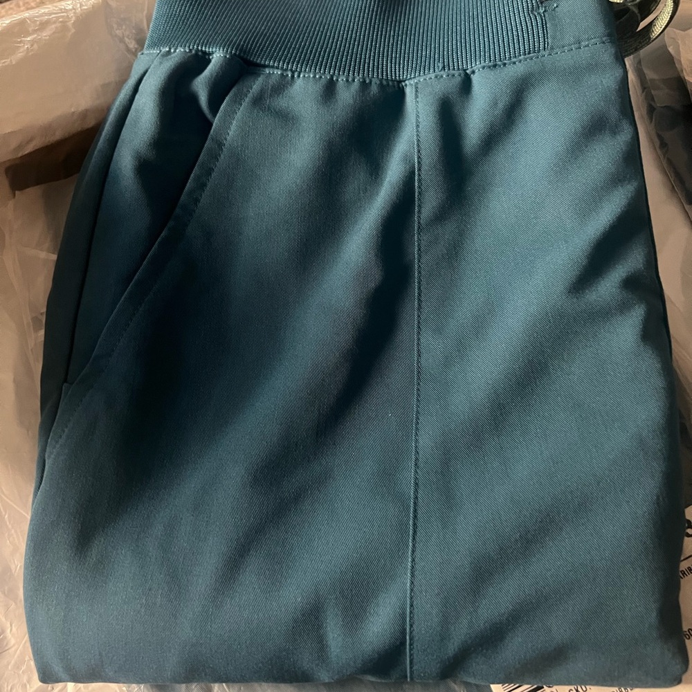 Fabletics scrub jogger and top set